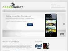 Tablet Screenshot of codedrobot.com